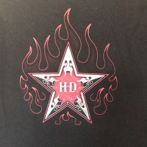 Harley-Davidson Men's Black T-Shirt. Good Condition. Size L.